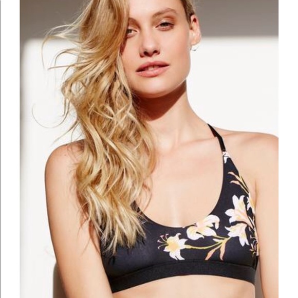 Free People Other - Free People Fiona Floral Print Triangle Bra